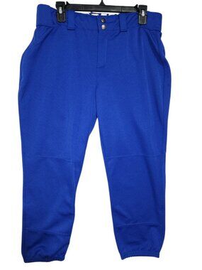 DeMarini Mens Baseball Pants Royal Blue Adult L Knicker Style Athletic Softball